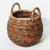 HBS174 NATURAL WATER HYACINTH BASKET WITH HANDLE