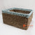 HBSC062-1 NATURAL AND PALE BLUE SEAGRASS STORAGE BOX