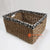 HBSC062-2 NATURAL & BLACK AND WHITE SEAGRASS STORAGE BOX