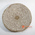 HBSC129-5 NATURAL AND WHITE SEAGRASS ROUND DISC WALL DECORATION