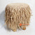 HBSC146 NATURAL RAFFIA FOOT STOOL WITH FRINGE