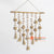 HBSC181 NATURAL POM POM AND TASSELS HANGING WALL DECORATION