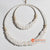 HBSC185 WHITE SHELL AND TIMBER BEADS HANGING WALL DECORATION