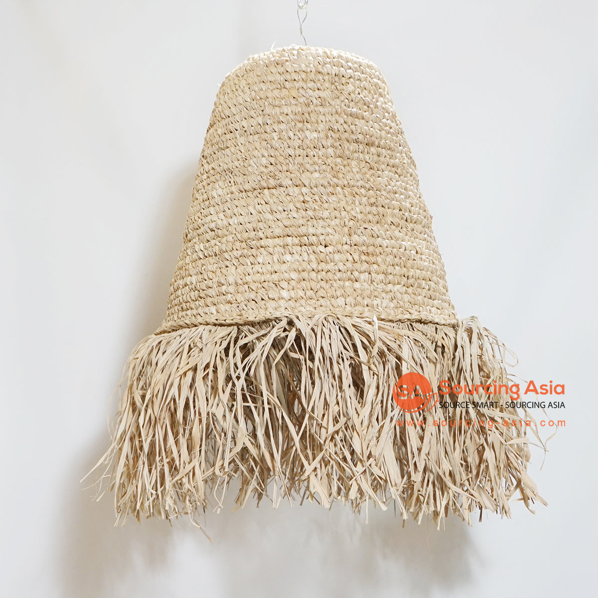 HBSC200 NATURAL SEAGRASS PENDANT LAMP WITH FRINGE