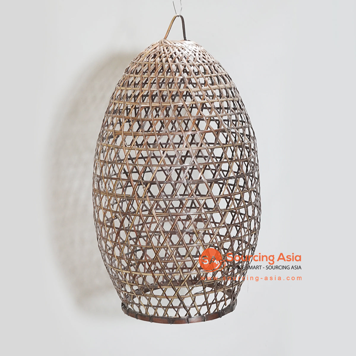 HBSC228 NATURAL BAMBOO WOOD CHICKEN CAGE PENDANT LAMP