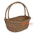 HBSC316 NATURAL RATTAN OVAL PICNIC BASKET WITH HANDLE