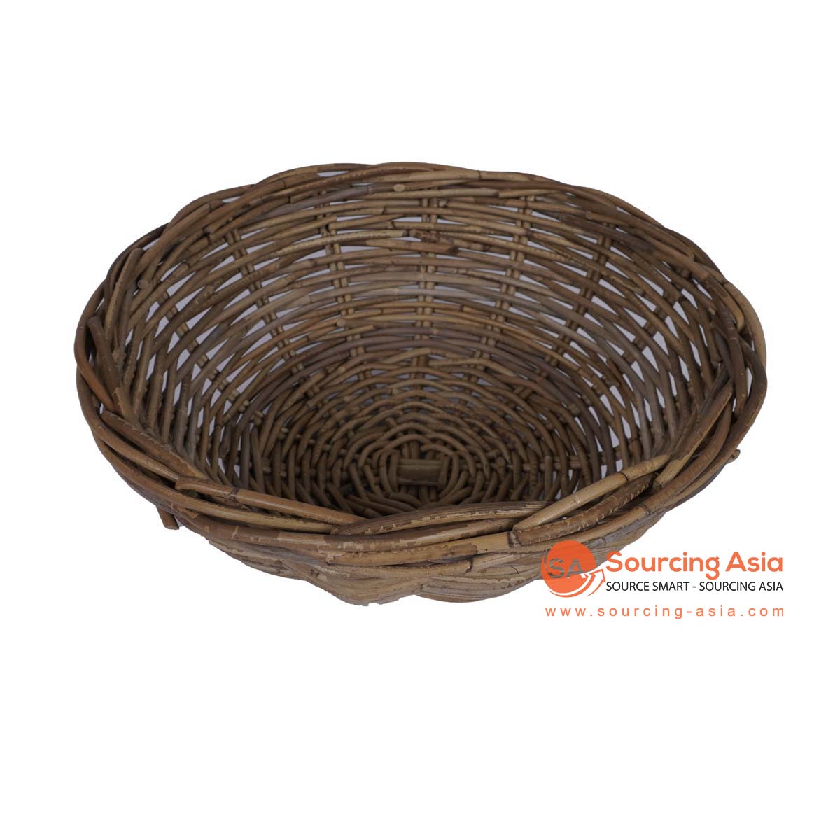 HBSC321 NATURAL RATTAN ROUND BASKET