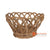 HBSC322 NATURAL RATTAN DECORATIVE ROUND FRUIT BASKET