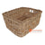 HBSC325 NATURAL RATTAN RECTANGULAR BASKET WITH HANDLE