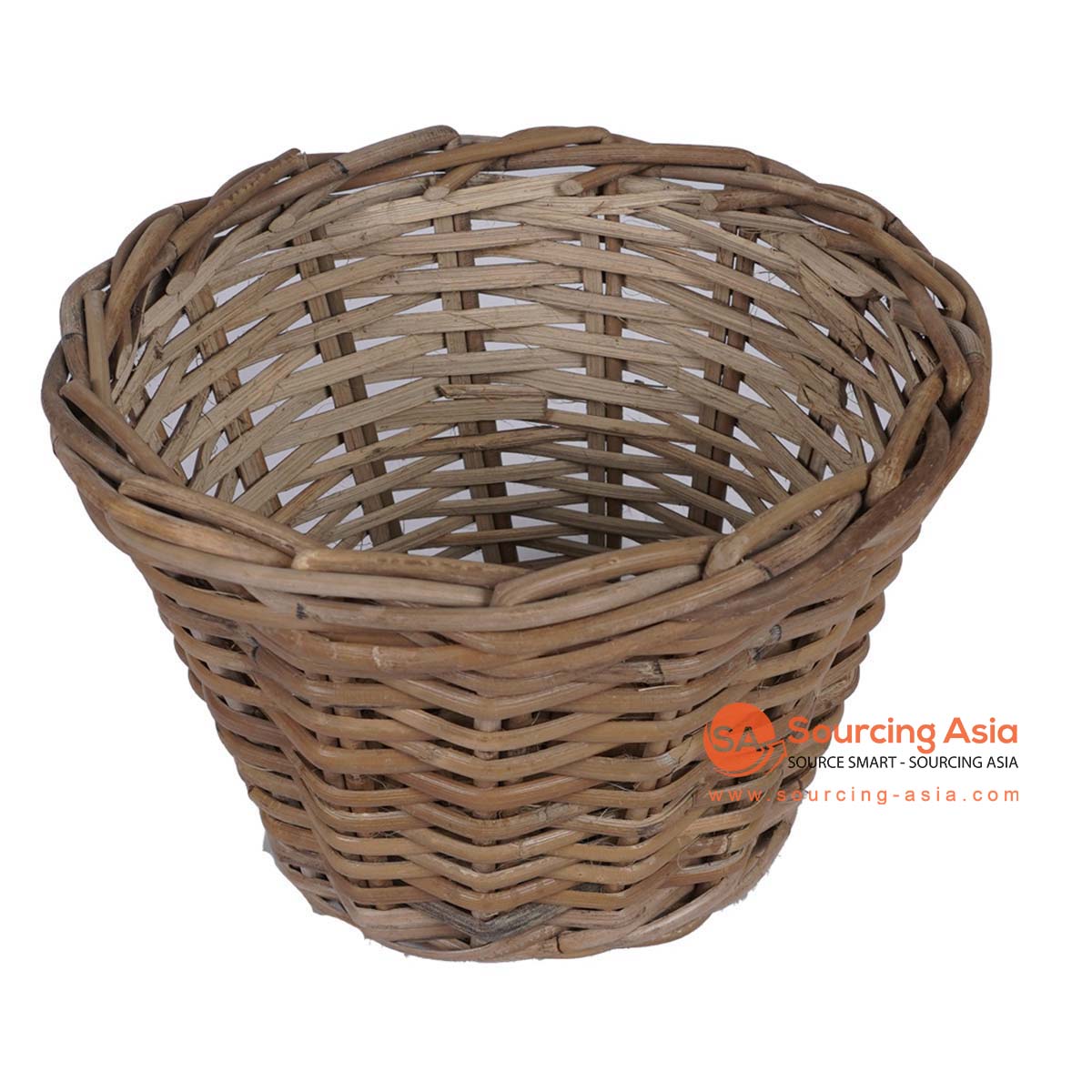 HBSC331 NATURAL RATTAN ROUND BASKET