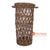 HBSC335 NATURAL DECORATIVE TALL BASKET WITH HANDLE