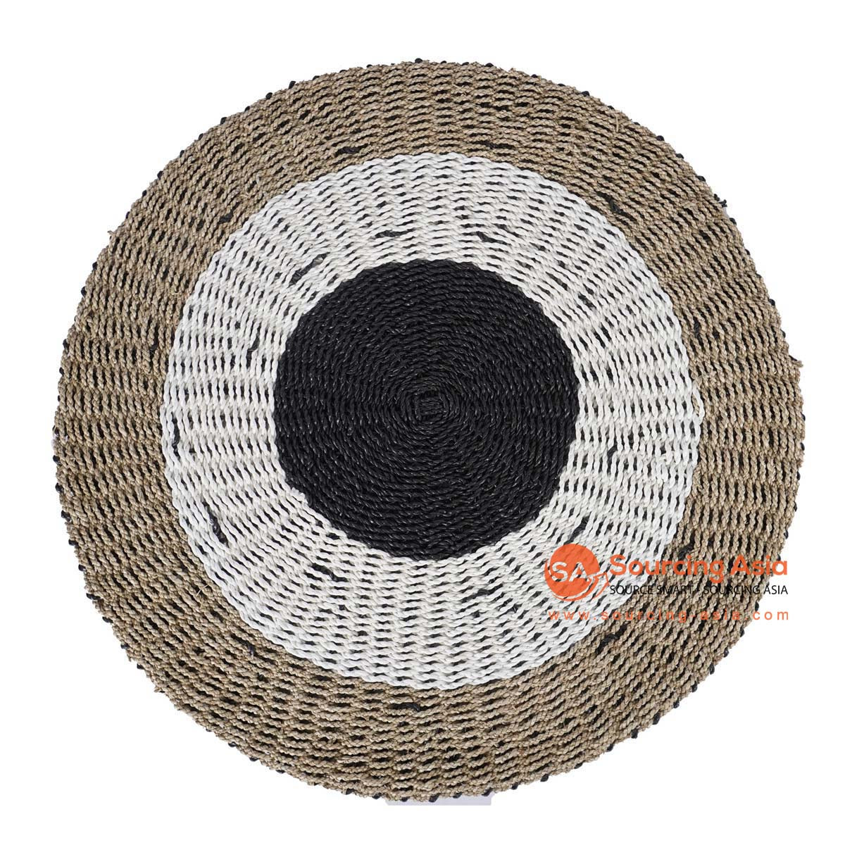 HBSC367 MULTICOLOR SEAGRASS ROUND RUG