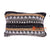 HBSC420 BLACK COTTON WITH PATTERNED BEADS AND SHELL RECTANGULAR CUSHION (PRICE WITHOUT INNER)