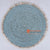HBSC564-1 BLUE PLASTIC ROUND PLACEMAT WITH SHELL EDGE