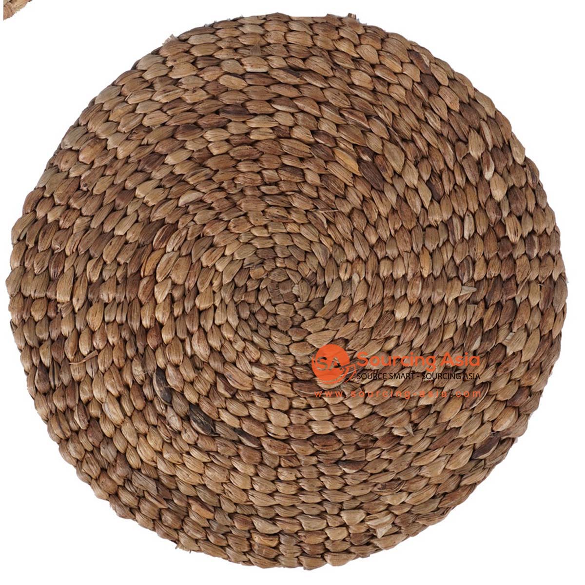 HBSC579-1 NATURAL WATER HYACINTH ROUND PLACEMAT