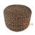 HBSC586 NATURAL SEAGRASS ROUND FOOT POUFFE