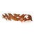 ICP27-100CM BROWN WOODEN DOLPHINS PANEL
