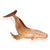 ICP31-50CM NATURAL WOODEN WHALE STATUE