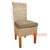 IMAL120 BANANA FIBER DINING CHAIR WITH WOODEN TOP
