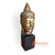 ISUL101-1 GOLD WOODEN THAI BUDDHA HEAD ON STAND DECORATION