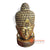 ISUL124 GOLD WOODEN BUDDHA HEAD DECORATION