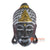 ISUL130-1 BLACK SILVER AND GOLD WOODEN BUDDHA HEAD DECORATION