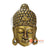 ISUL135GL GOLD WOODEN BUDDHA HEAD DECORATION