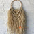 KHLV093 LARGE TIMBER BEADS AND RAFFIA THREADS HANGING WALL DECORATION