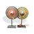 KNT043 ANTIQUE WOODEN GONG ON STAND DECORATION