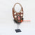 KNTC045 BROWN TRIBAL PAPUA STYLE ON STAND DECORATION