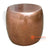 KRJ016 BRONZE COPPER ROUND STOOL AND SIDE TABLE