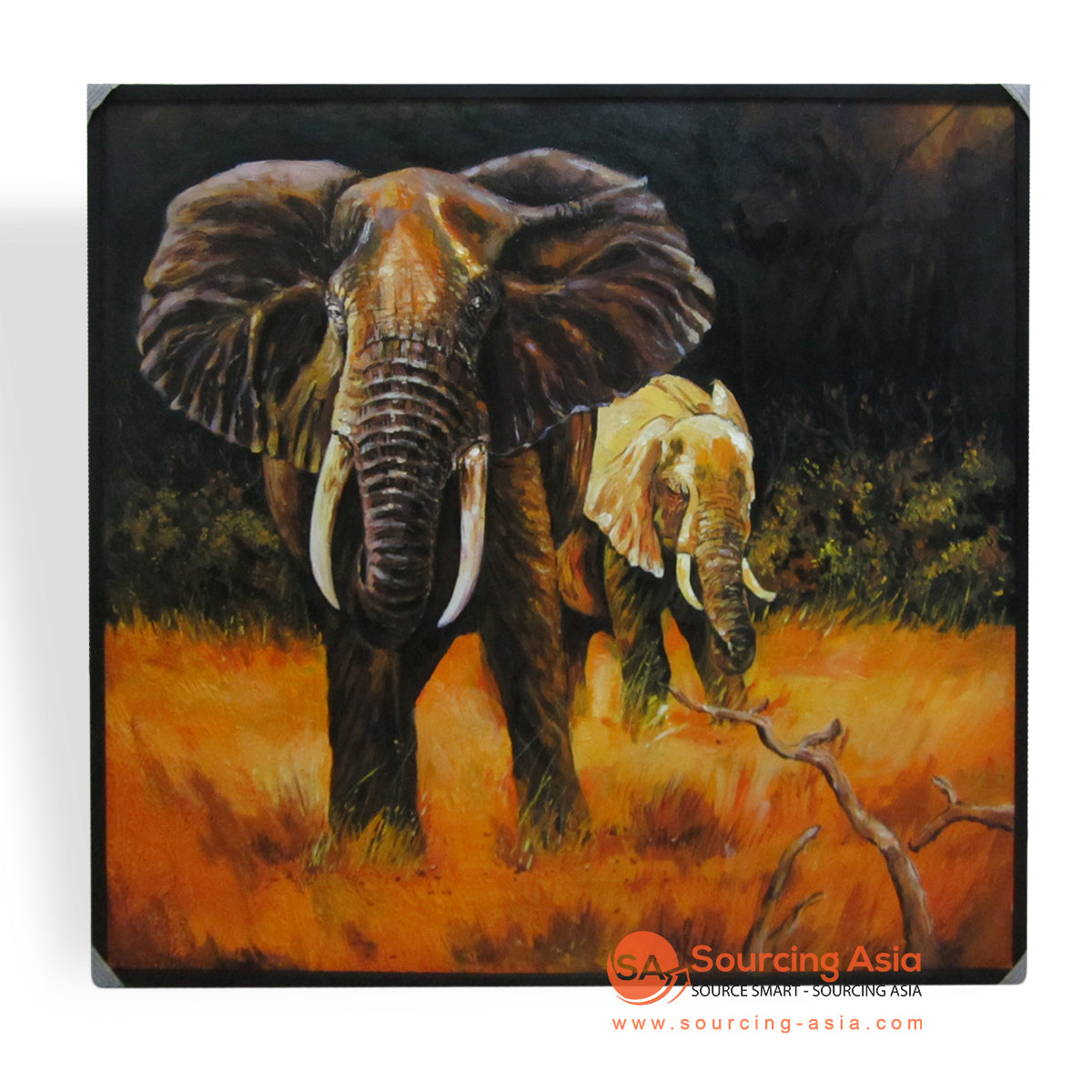 KRS471 THE ELEPHANT LIFE PAINTING