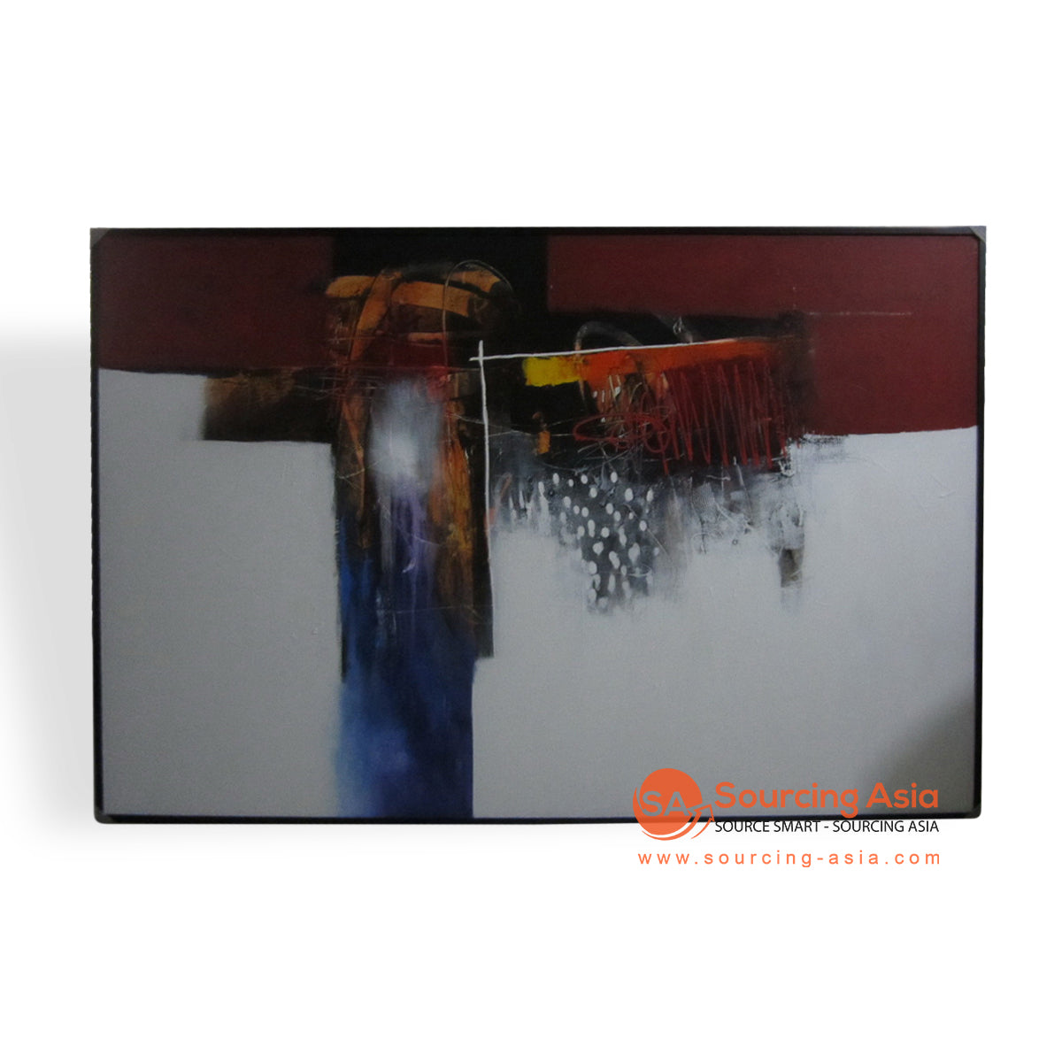KRS473-1 ABSTRACT PAINTING