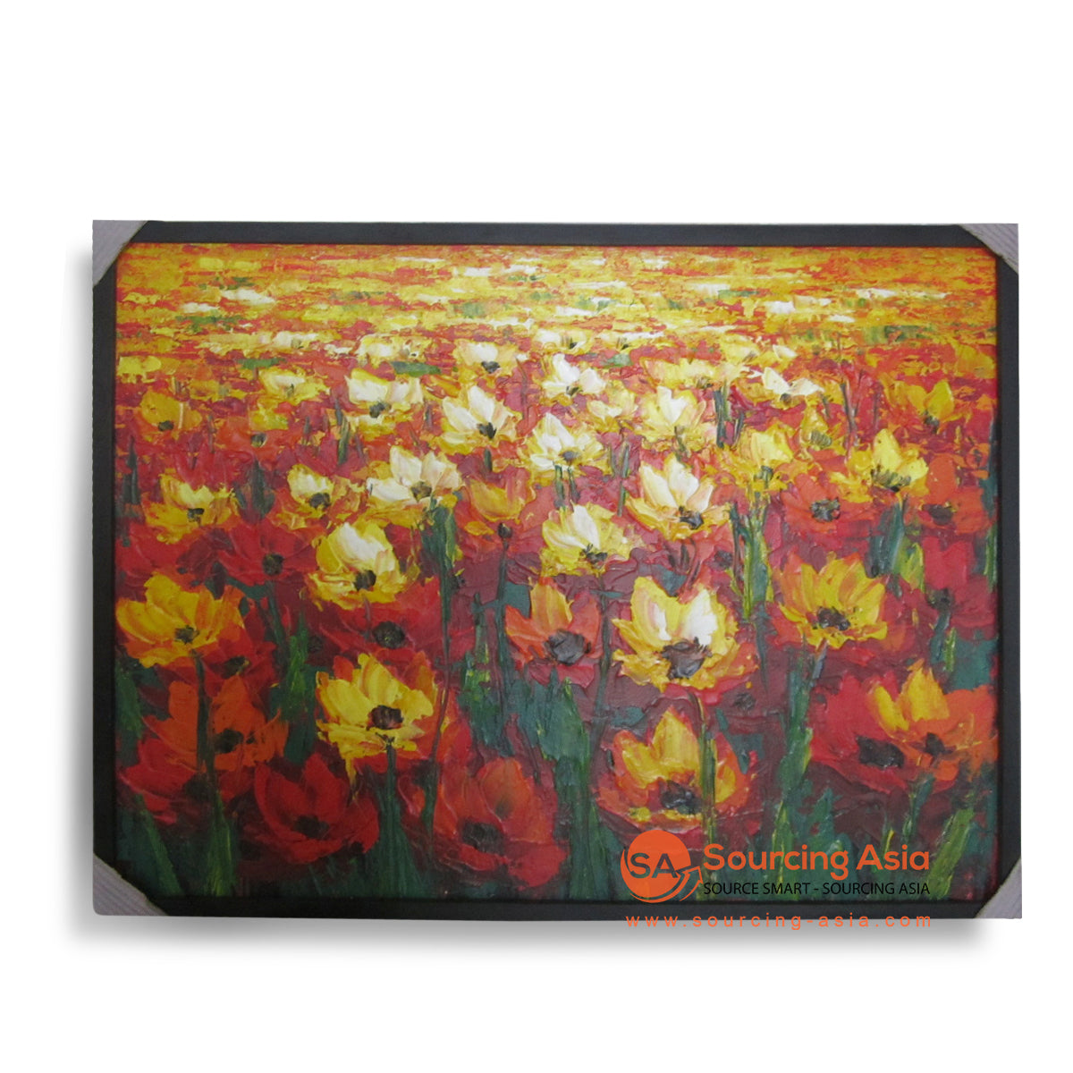 KRS474 FLOWERS PAINTING