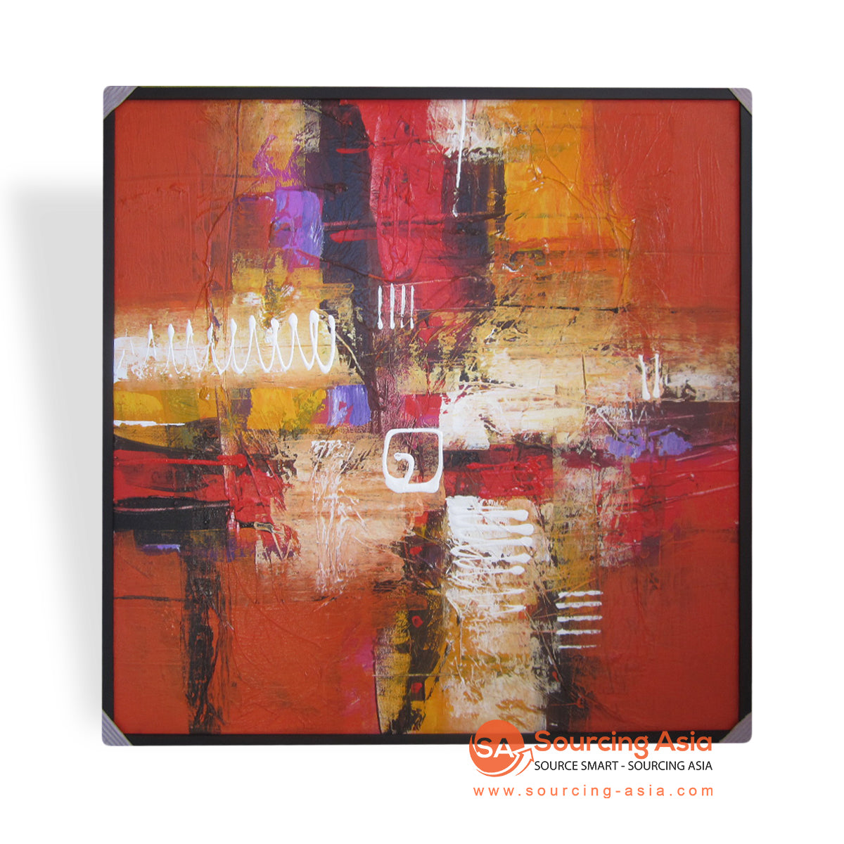 KRS508 ABSTRACT RED PAINTING