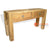 KYT10054 NATURAL RECYCLED TEAK WOOD TWO DRAWERS SHANGI CONSOLE TABLE
