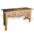 LAC016 NATURAL RECYCLED TEAK WOOD CARVED CONSOLE