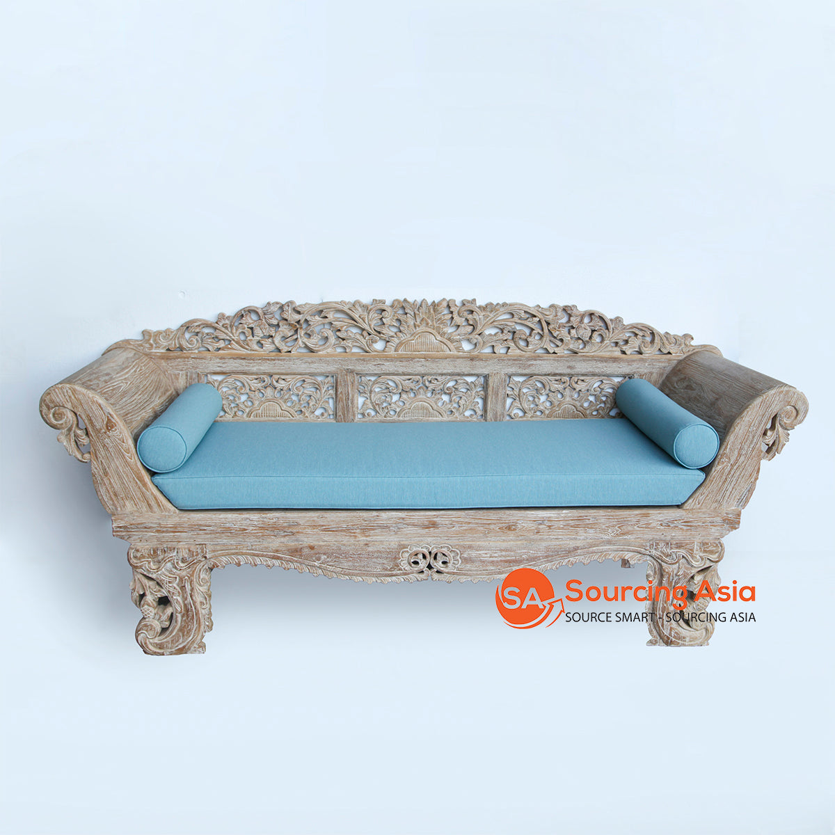 LAC063-7 CARVING DAYBED (PRICE WITHOUT MATTRESS AND PILLOWS)