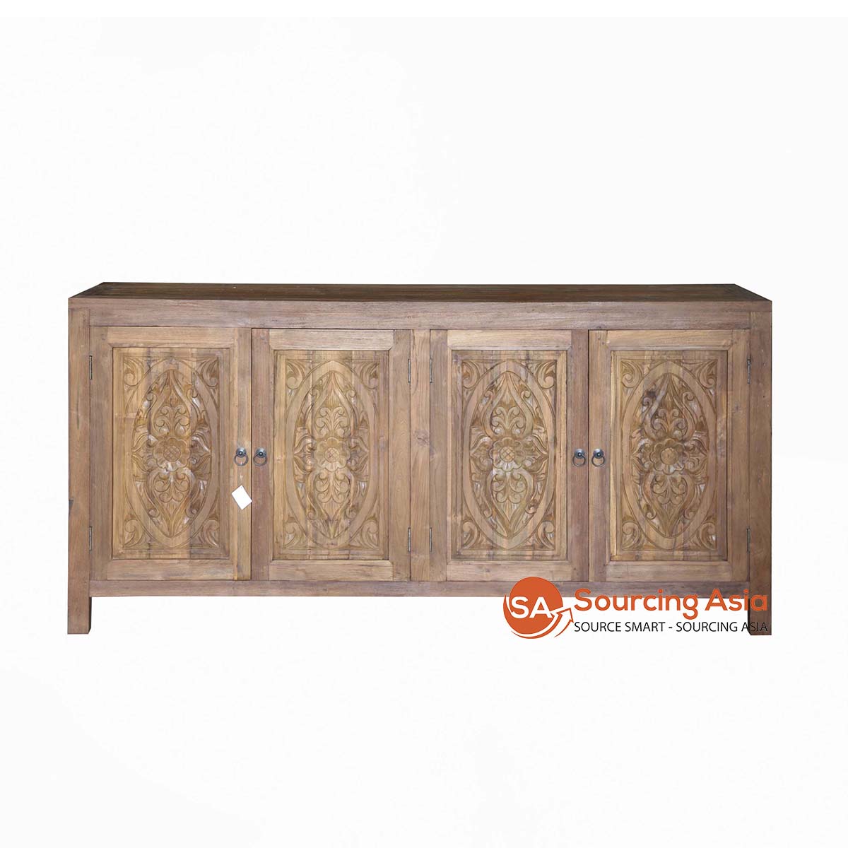 LAC082 BUFFET WITH 4 CARVED DOORS