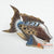 LISC008 HAND PAINTED METAL FISH DECORATION