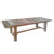 LOF018 NATURAL RECYCLED TEAK WOOD RUSTIC DINING TABLE