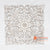 LUHC011-1 WHITE WASH WOODEN SQUARE CARVED PANEL