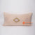 MAC067 PEACH HAND EMBROIDERED COTTON RECTANGULAR CUSHION (PRICE WITHOUT INNER)