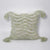 MAC075 GREEN TUFTED RAW COTTON SQUARE CUSHION WITH TASSEL (PRICE WITHOUT INNER)