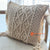 MAC140 NATURAL COTTON COVER CUSHION WITH MACRAME AND FRINGE (PRICE WITHOUT INNER)