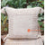 MAC166 NATURAL COTTON COVER CUSHION WITH SHELL AND TASSELS (PRICE WITHOUT INNER)