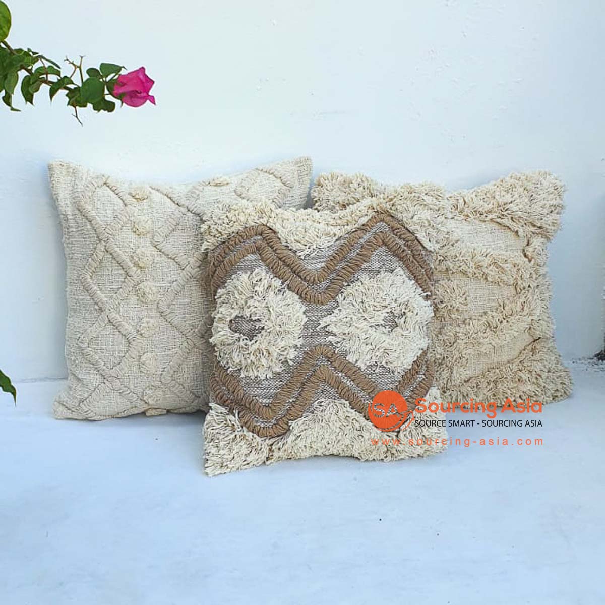 MAC187 SQUARE COTTON CUSHION COVER