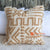 MAC209 NATURAL COTTON CUSHION COVER WITH EMBROIDERY (PRICE WITHOUT INNER)