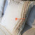 MAC281 OFF WHITE COTTON CUSHION COVER WITH EMBROIDERY AND FRINGE (PRICE WITHOUT INNER)