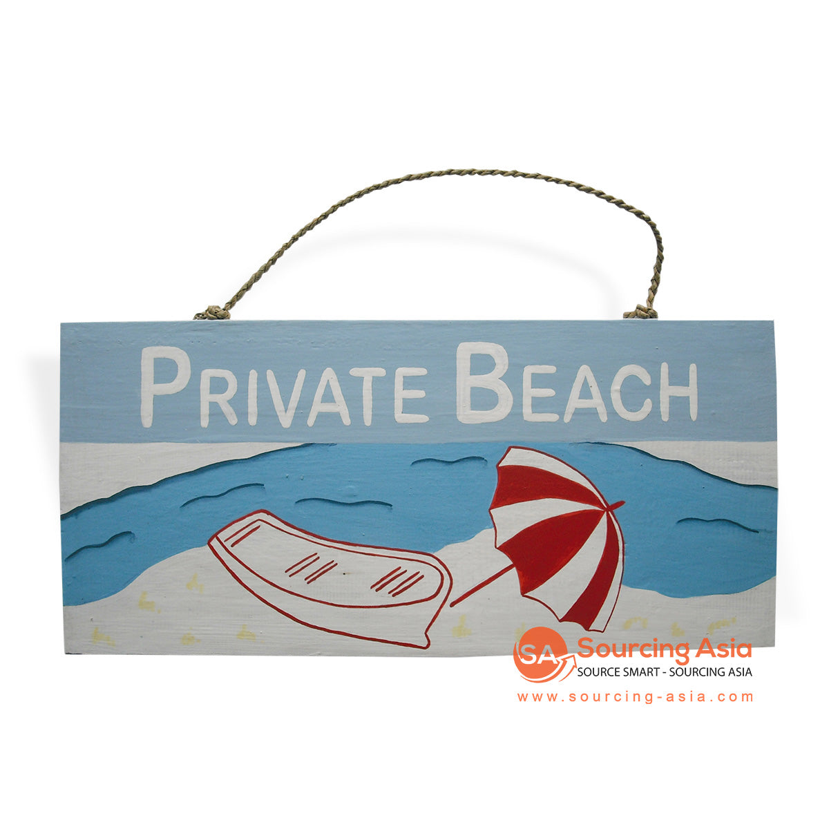 MDC47-1 DECORATIVE SIGN "PRIVATE BEACH"
